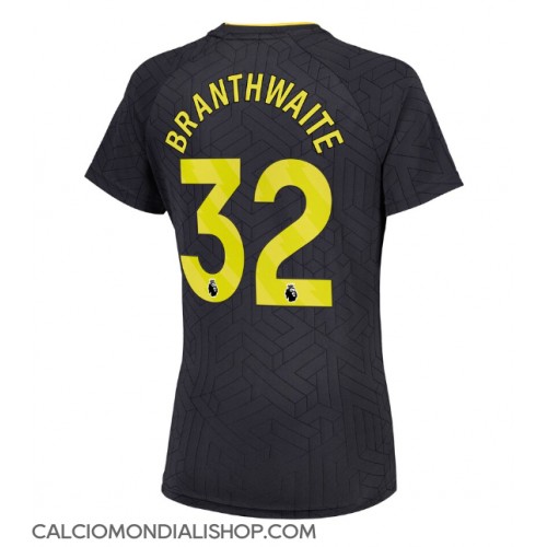 Maglie da calcio Everton Jarrad Branthwaite #32 Seconda Maglia Femminile 2024-25 Manica Corta